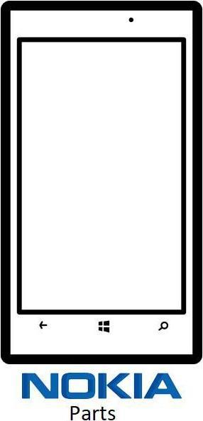Actual product image CoreParts Nokia Lumia 820 Front Frame (Nokia Lumia 820)