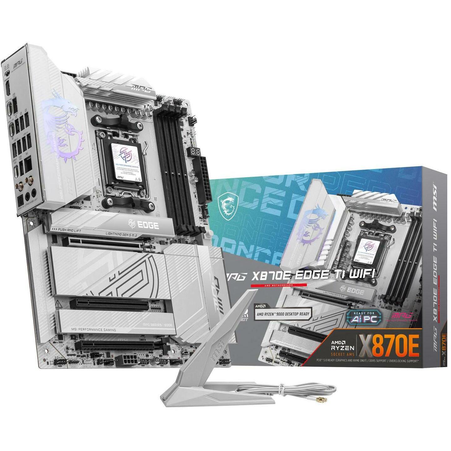 MSI MPG X870E EDGE TI WiFi (AM5, AMD X870E, ATX), Mainboard