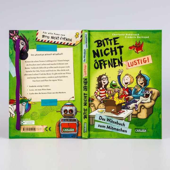 Immagine prodotto Bitte nicht öffnen: Lustig! (Victoria Hahn, Bertrand Frédéric, Abitacolo Charlotte, Tedesco)