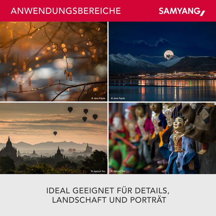 Productafbeelding Samyang 135mm f/2 - f/22 ED UMC - Canon EF (Canon EF, Volledig formaat)