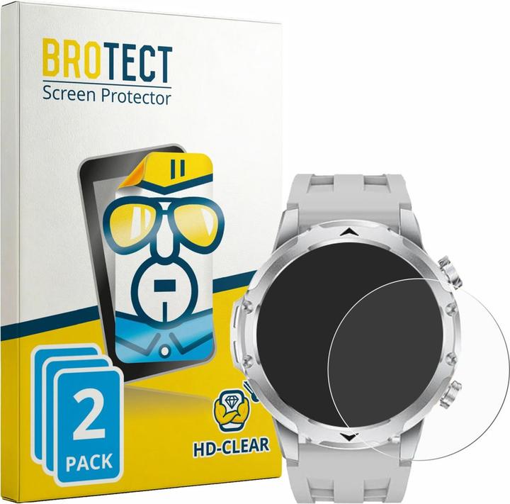 Produktbild BROTECT Schutzfolie für FitVigor Smartwatch 1.53" Displayschutz Displayschutzfolie Folie Klar Transparent
