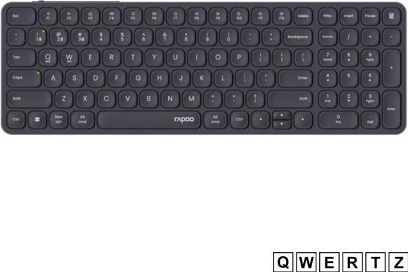 Actual product image Rapoo E9710M Dunkelgrau Kabelloses Multimodus Deskset (DE, Wireless)