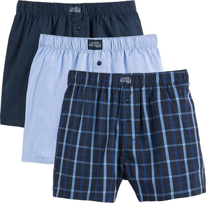 Image du produit La Redoute Collections Lot de 3 boxers en coton biologique (3XL, Lot de 3)