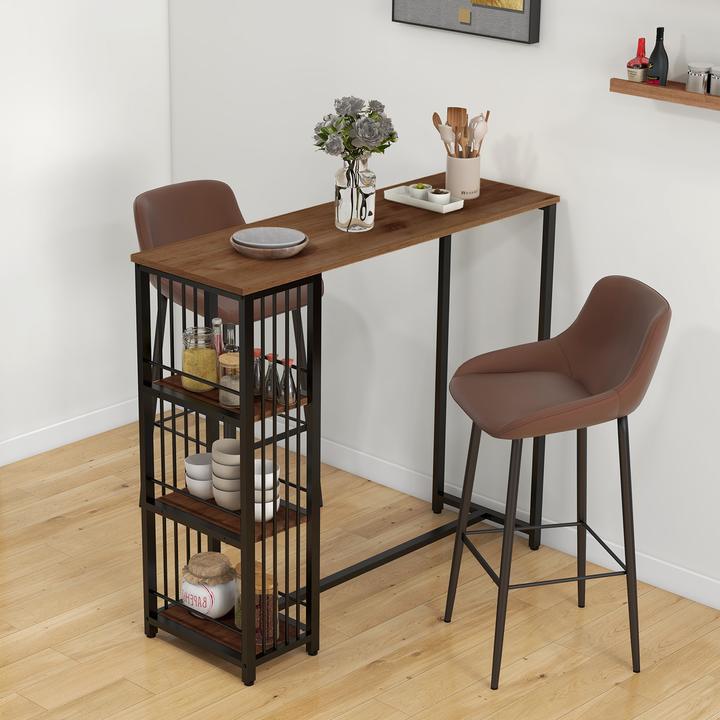 Image du produit Homcom Table de bar (40 x 120 x 105 cm)