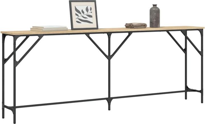 Image du produit vidaXL Table console chêne Sonoma 200x29x75 cm (200 x 29 x 75 cm)