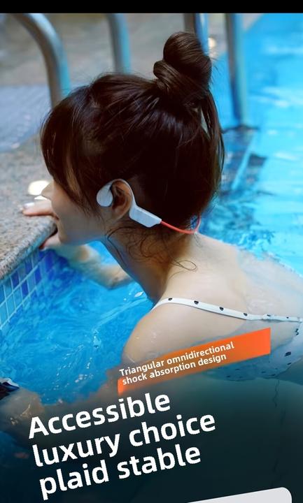 Produktbild PhoneLook Bluetooth 5.4 Wasserdichte kabellose Knochenleitungs-Kopfhörer für Sport und Schwimmen mit 32 GB int (Kabellos)