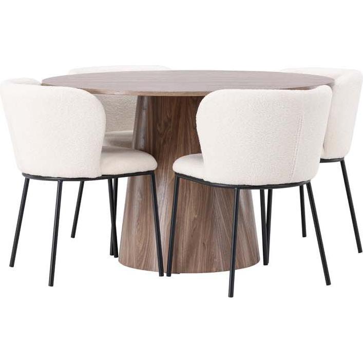 Thumbnail - Ebuy24, Esstisch, Essgruppe Lanzo 18 (5-teilig) (120 x 75 x 120 cm)