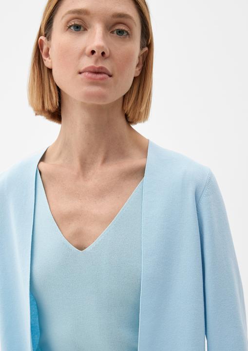 Produktbild s.Oliver Strickjacke Strickjacke aus Baumwollmix (42)