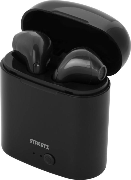 Actual product image Deltaco TWS-0007 headphones/headset In-ear Bluetooth Black (3.50 h, Wireless)