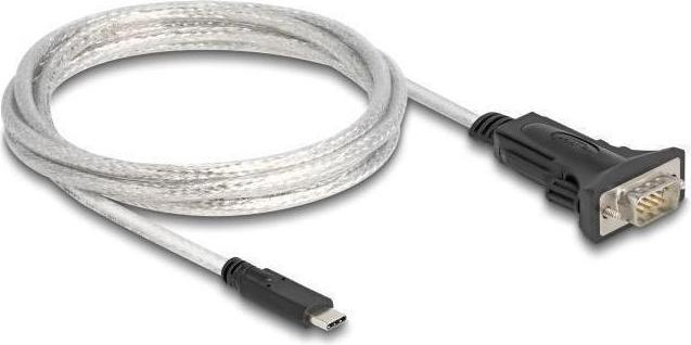Actual product image Delock Adapter USB 2.0 Type-C to 1 x serial RS-422/485 connector (2 m)