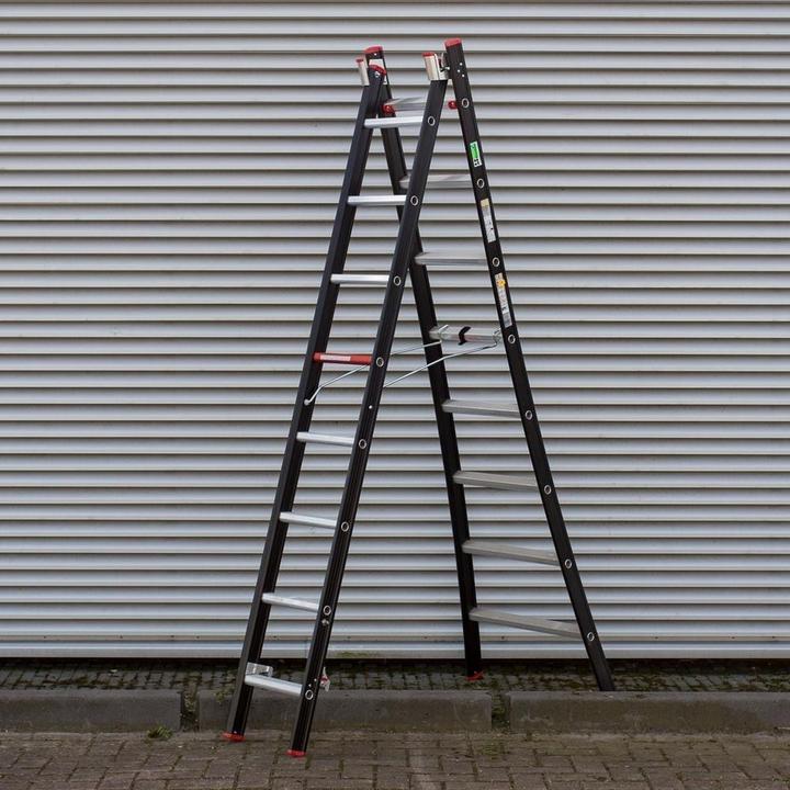 Image du produit Altrex Échelle transformable NEVADA, 2 éléments, noir, 2 x 8 échelons. (Échelle multifonction, 400 cm)