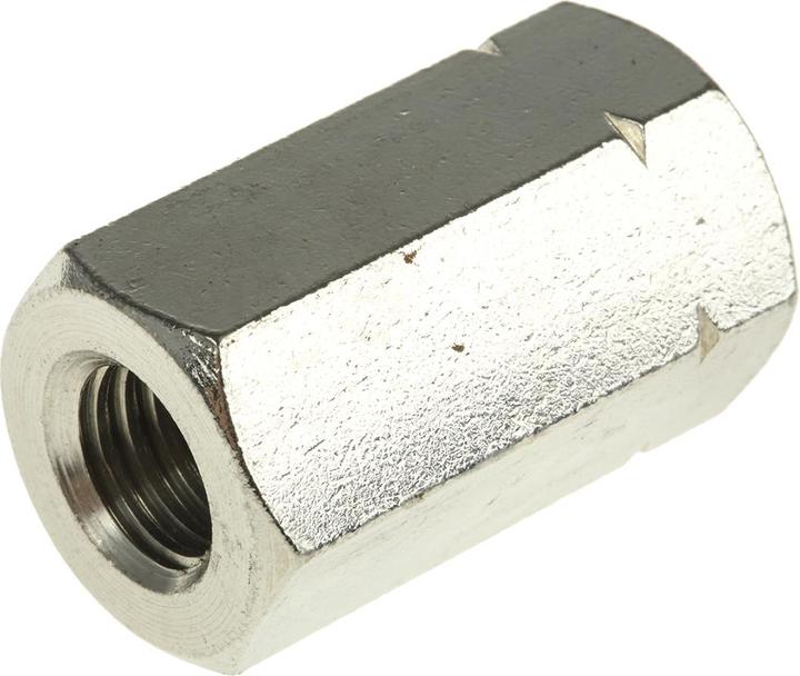 Actual product image RS PRO Connecting nuts M10x30mm (M10)