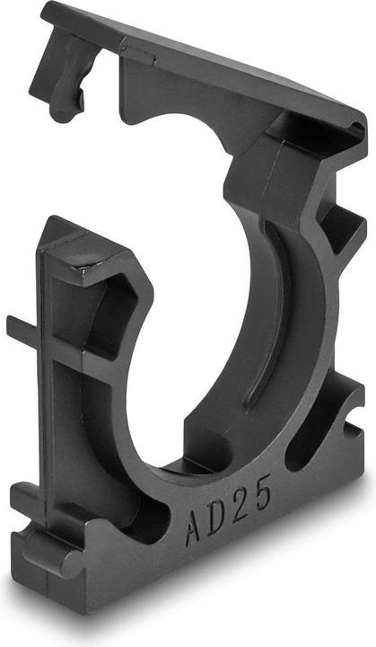 Delock Support de gaine de câble 25 mm, 4 pièces, noir (Gaines pour câbles, 3.50 cm)