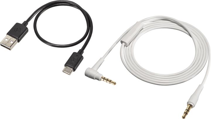 Actual product image Audio-Technica ATH-S220BTWH (No noise cancellation, 60 h, Wireless, Cable)