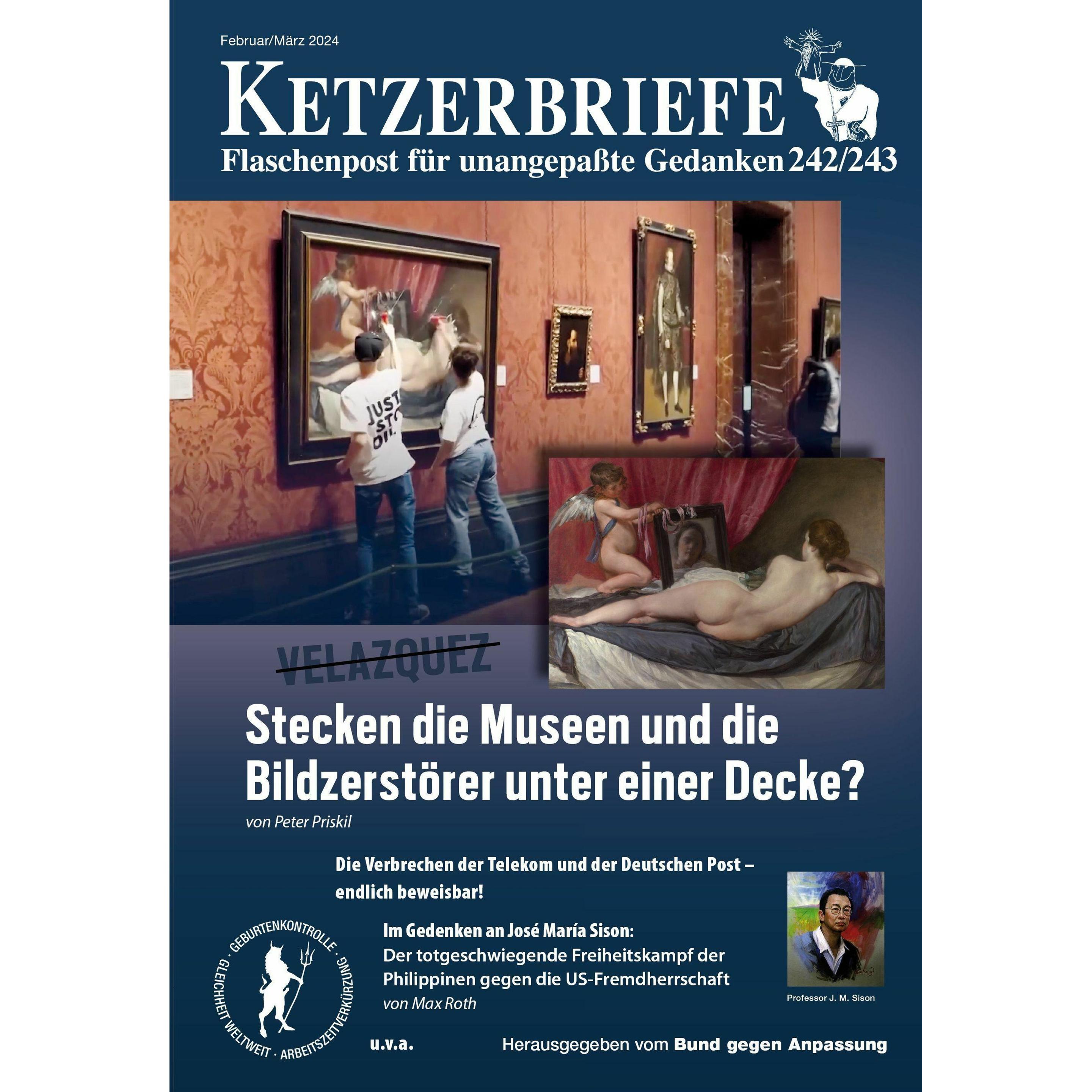 Stecken die Museen und die Bildzerstörer unter einer Decke?, Sachbücher von Peter Priskil, Max Roth, Bund gegen Anpassun...