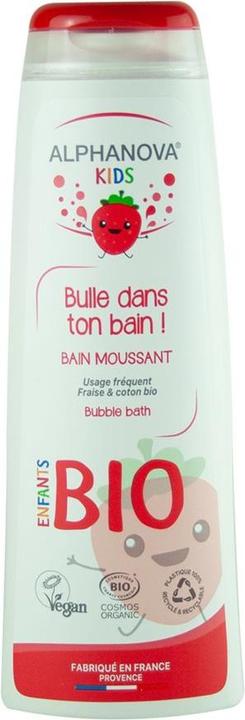 Alphanova kids foam bath strawberry organic