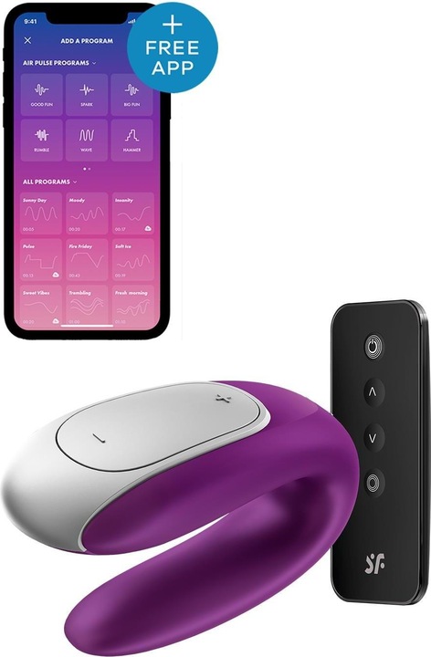 Actual product image Satisfyer Double Fun Partner Vibrator