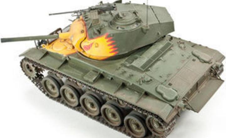 Actual product image AFV Club M24 Chafee tank Korea war vision