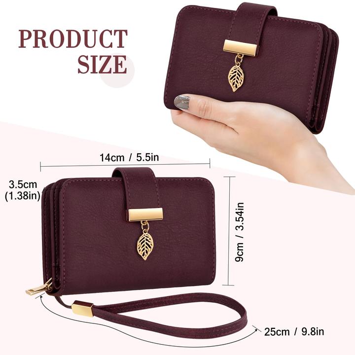 Produktbild Only-Bags.Store Ledergeldbörse Geldbörse mit vielen Fächern Brieftasche mit RFID-Schutz 18 Kartenfächer Geldbörsen