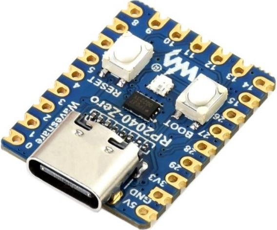 Actual product image WaveShare RP2040-Zero Raspberry Pi Pico based MCU