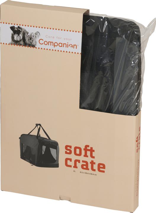 Actual product image Companion Pet Soft Crate grey/black XL