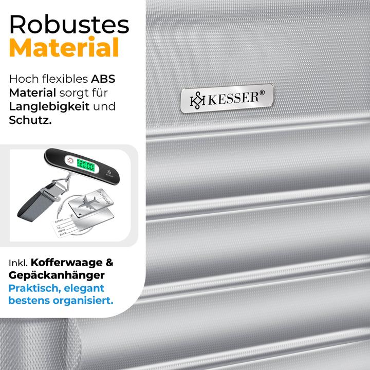 Image du produit Kesser 4-teiliges ABS-Hartschalenkofferset (34 l)