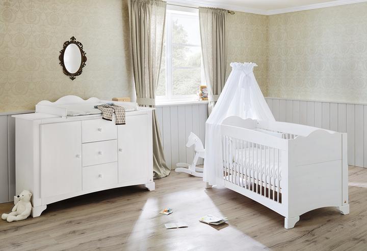 Produktbild Pinolino Sparset 'Pino' extrabreit (Babybett, Wickelkommode)