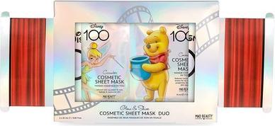 Actual product image Mad Beauty Disney 100 Years of Wonder Sheet Face Masks Duo Limited Edition - Rapunzel & Tinker Bell - Cucumber