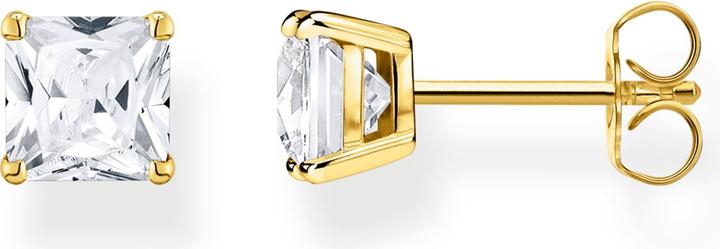 Image du produit Thomas Sabo Boucles d'oreilles pierre blanche or (Argent 925, Dorure à l'or jaune 750)