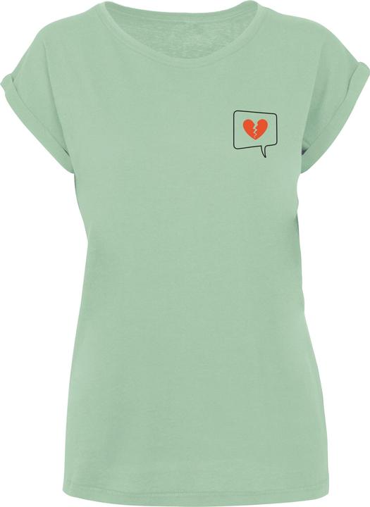 Merchcode Ladies Heartbreak Extended Shoulder Tee - 111575 (L)