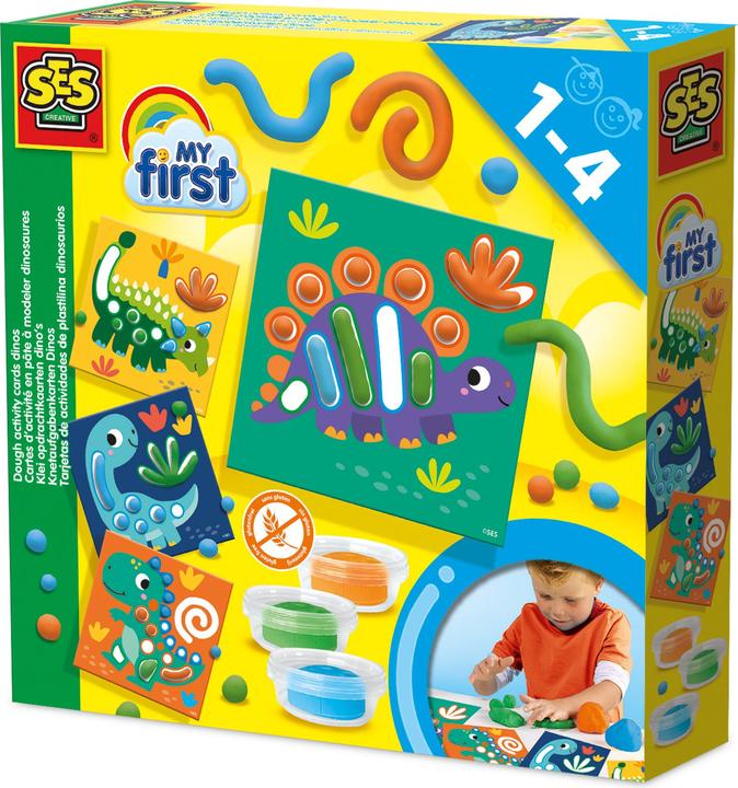 Produktbild Ses My first - Dough activity cards dinos