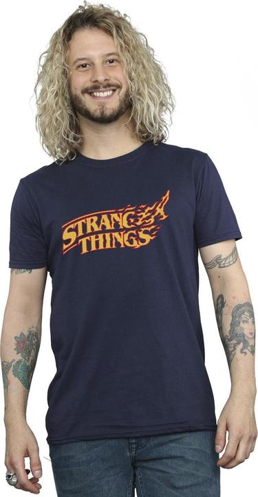 Produktbild Netflix Stranger Things Logo Breaking TShirt (L)