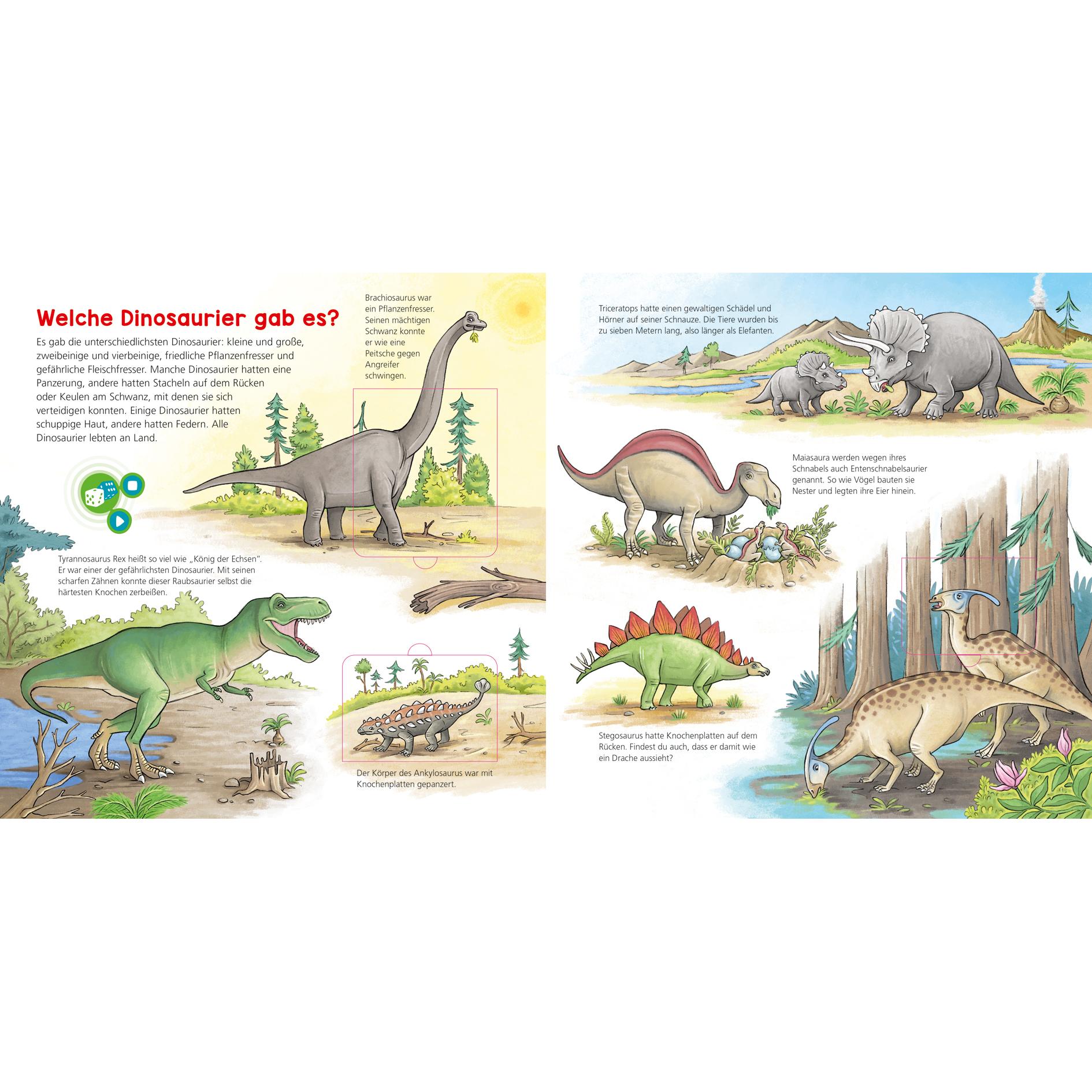 Thumbnail - BOOKii WAS IST WAS Kindergarten Entdecke die Welt der Dinosaurier!, Kinderbücher von Benjamin Schreuder, Stéffie Becker,...