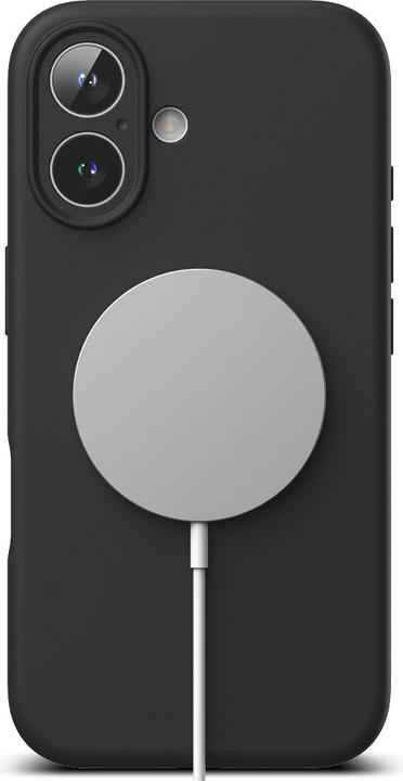 Actual product image Ringke Case for iPhone 16 Plus SILICONE MAGNETIC BLACK (Apple iPhone 16 Plus)