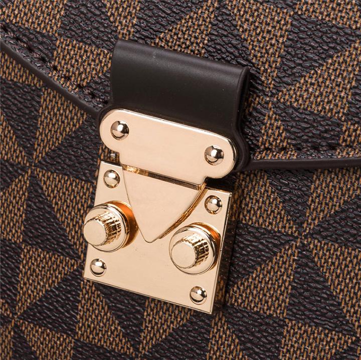 Immagine prodotto Only-Bags.Store Borsa Metis in pelle vegana, Metis marrone, Borsa Satchel marrone, Borsa in pelle vegana, Pelle