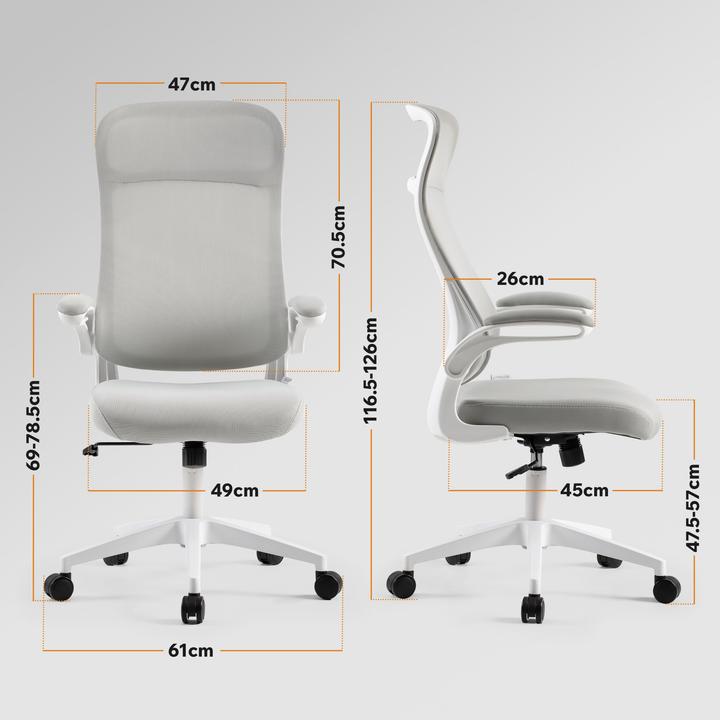 Immagine prodotto Sense Krzesło biurowe SENSE7 Revo Szare (47.50 - 57 cm)
