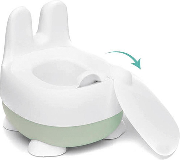 Actual product image Fillikid Potty Rabbat sage/ white
