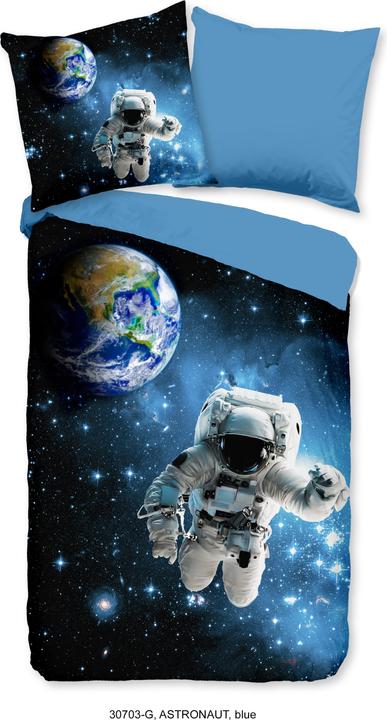 Produktbild Good Morning Astronaut (Bettwäsche Set, 135 x 200 cm (80 x 80 cm))