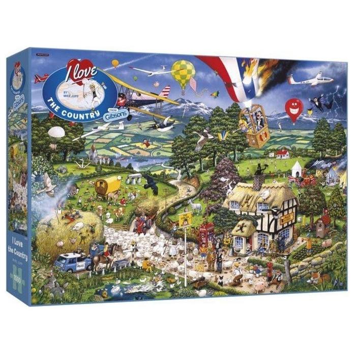 Gibsons G576 Puzzle 1000 pcs. I Love the Country (1000 Teile)