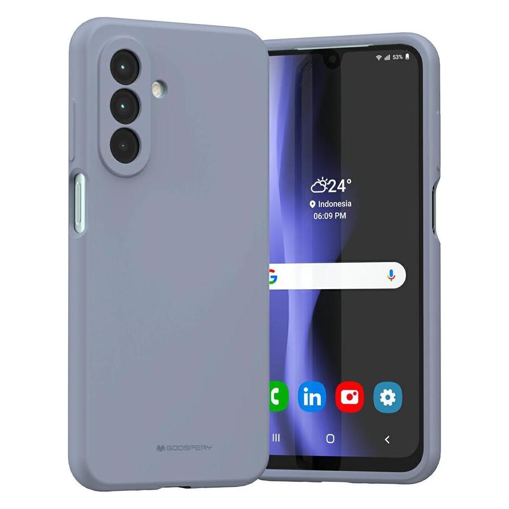 Mercury Viola/Grigio Etui Silicone Sam A26 Lavender Gray (Samsung Galaxy A26), Cover Smartphone,