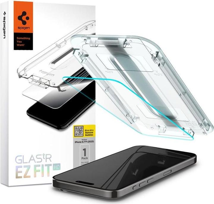 Actual product image Spigen Glas (2 Piece, Apple iPhone 16 Pro)