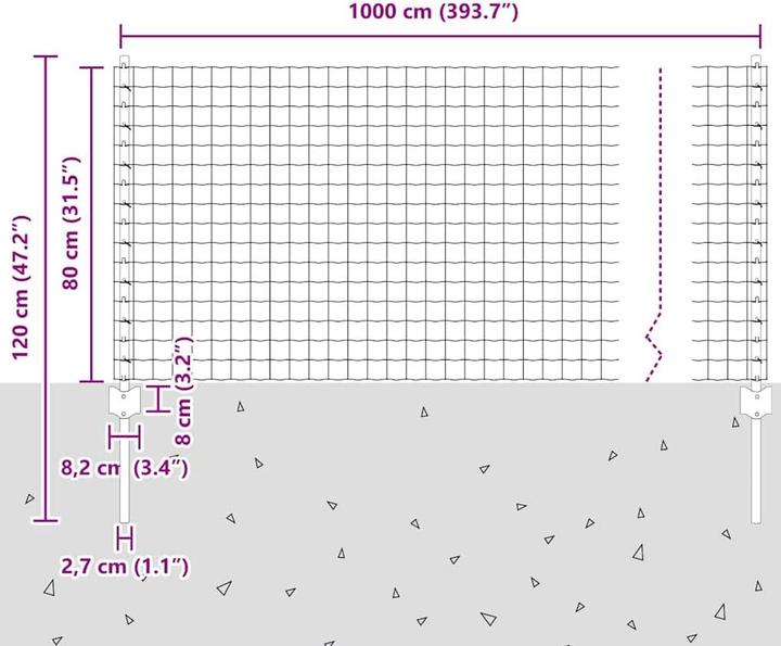 Produktbild vidaXL Aussenbarriere