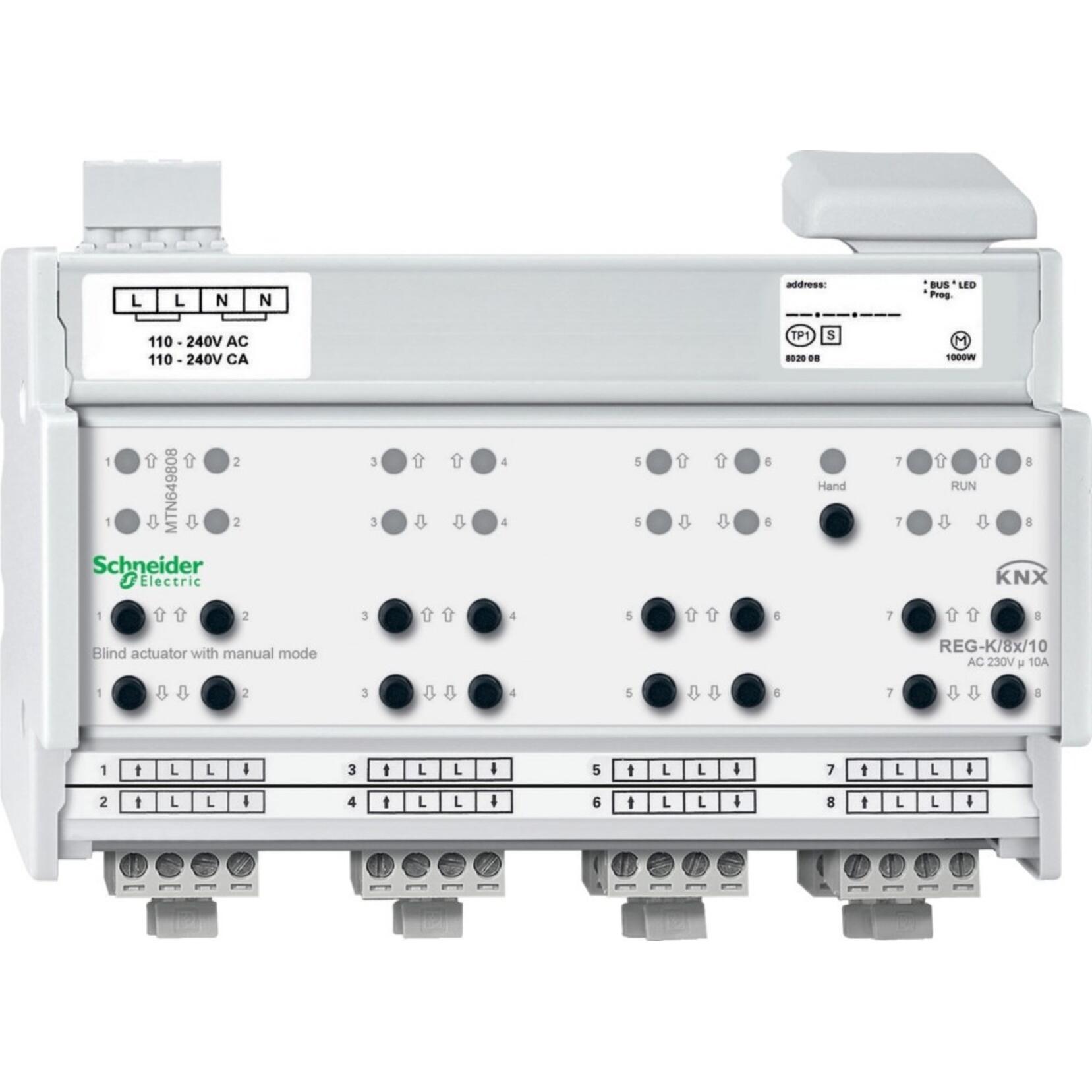 Schneider Electric, Attuatore, Attuatore cieco (Attuatore per otturatore)