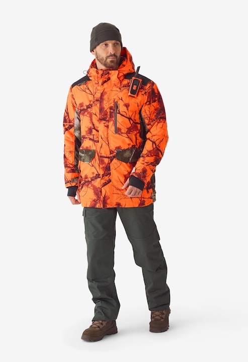 Immagine prodotto Solognac Giacca Impermeabile Silenziosa E Calda Da Caccia Neon Treemetic Hide 500