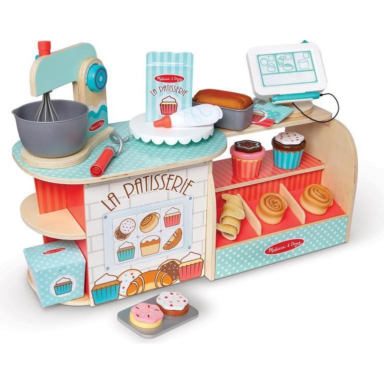 Melissa Wooden Bakkerij la Patisserie (39 -Stück) - Holzspiele für Kinder - Rollenspielzeug - (41220141)