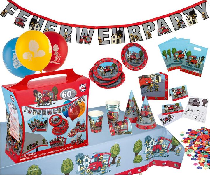 Produktbild Tib Party-Set Feuerwehr (60 Stk.)