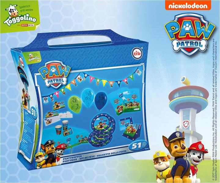Actual product image Tib Party-Set Paw Patrol Boys