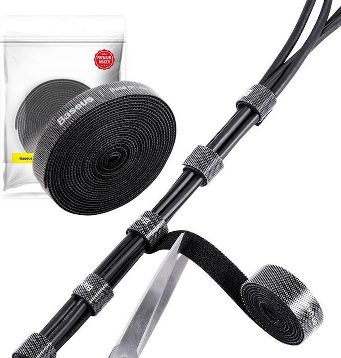 Actual product image Baseus Rainbow Circle (Velcro cable ties, 3000 mm, 1 pcs.)