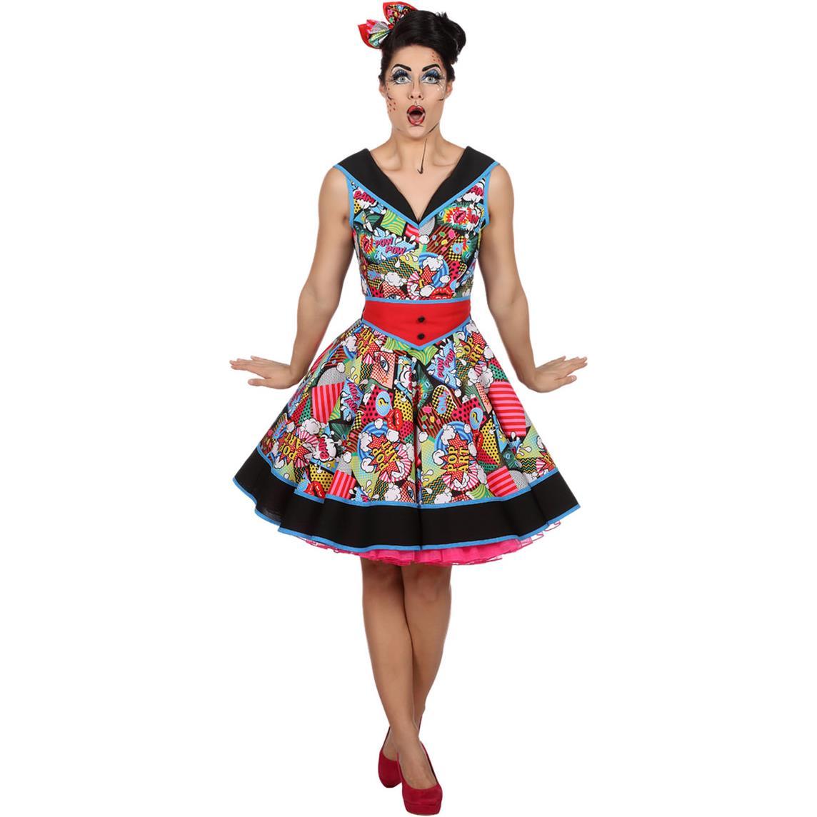 Wilbers Pop Art Kleid, Gr.42 (42)
