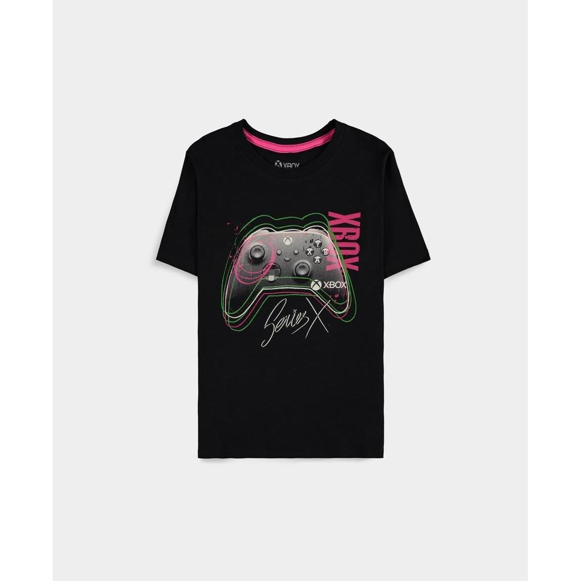 Microsoft, Donne, Maglietta, Tshirt a maniche corte Core da donna, Nero, (XL)